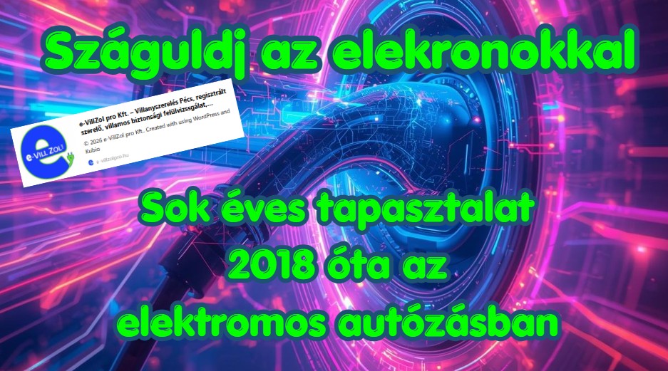 Elektromos autó töltő Pécs